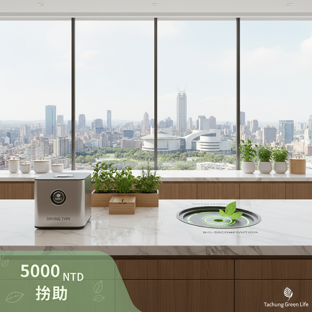 2026台中市廚餘機補助懶人包：申請流程、5000元補助、機型評比全攻略代表圖